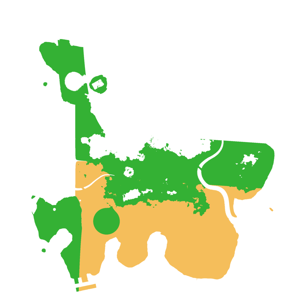 Biome Rust Map: Procedural Map, Size: 3000, Seed: 134981474