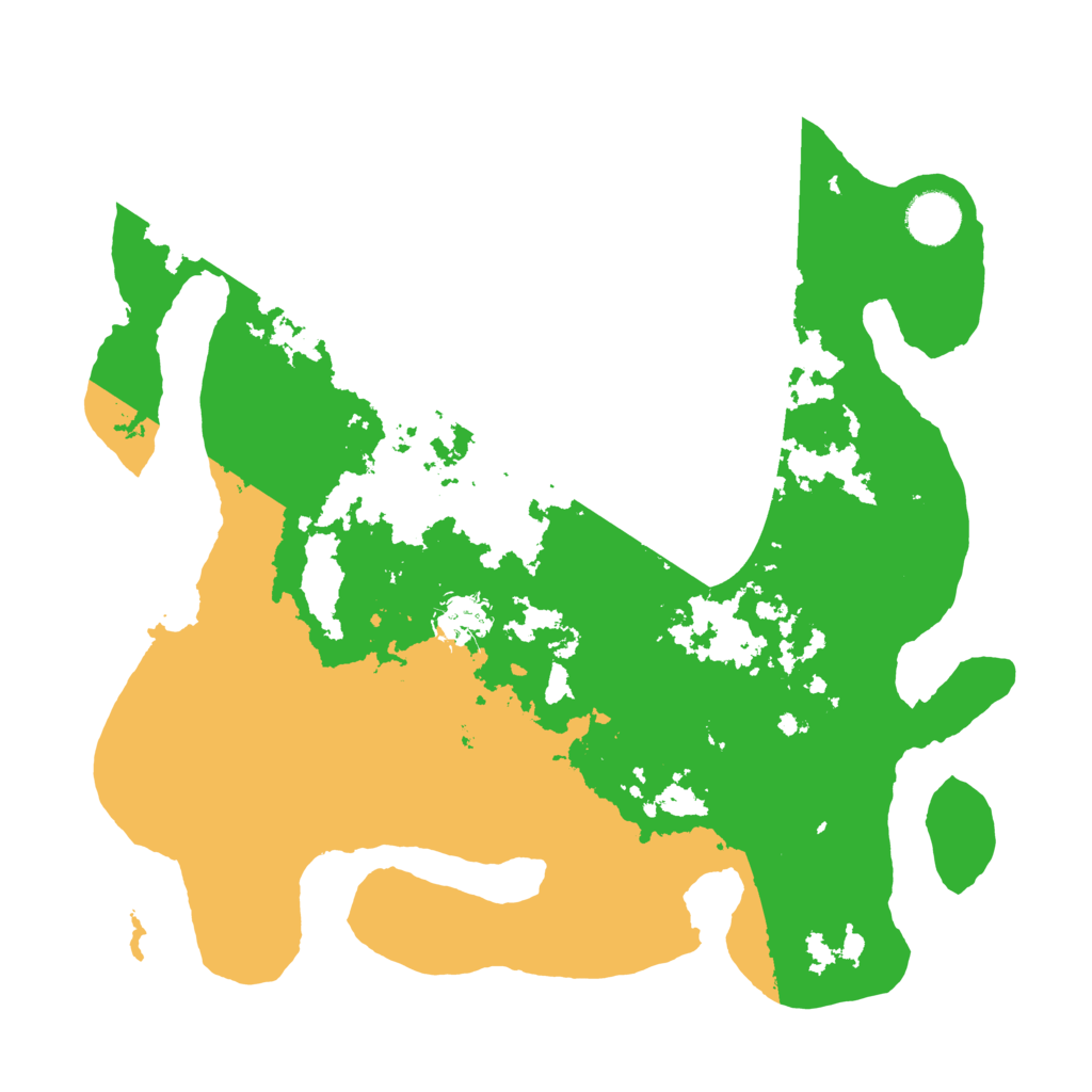 Biome Rust Map: Barren, Size: 3550, Seed: 469504