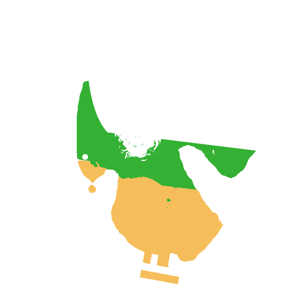 Biome Rust Map: Procedural Map, Size: 1600, Seed: 2147483645