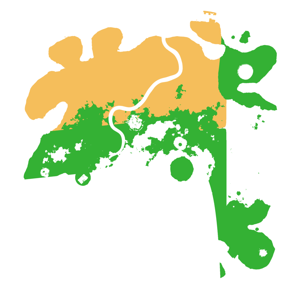 Biome Rust Map: Procedural Map, Size: 3500, Seed: 1140547812