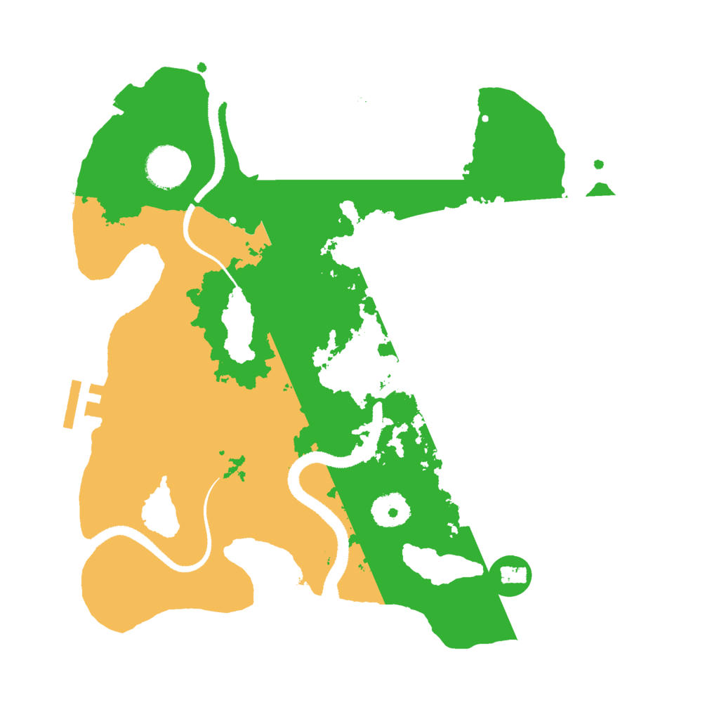 Biome Rust Map: Procedural Map, Size: 3000, Seed: 1845448152