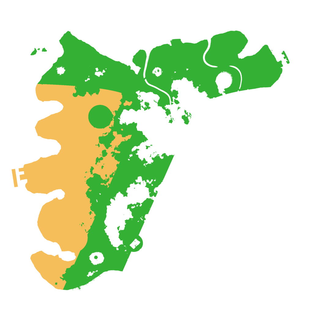 Biome Rust Map: Procedural Map, Size: 3500, Seed: 350954021