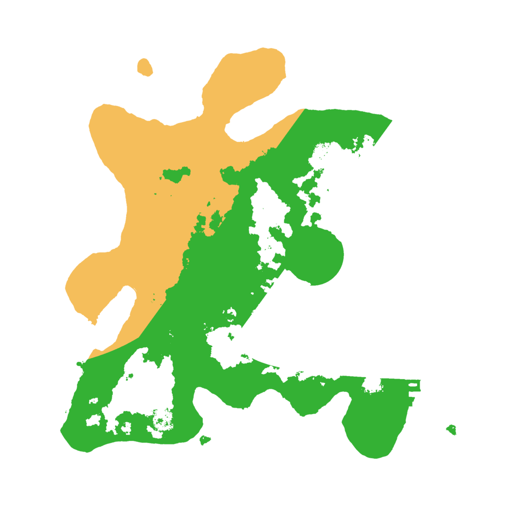 Biome Rust Map: Procedural Map, Size: 2500, Seed: 381147222