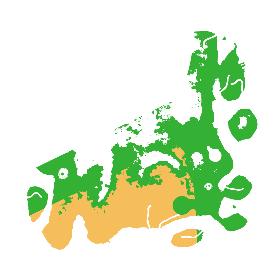 Biome Rust Map: Procedural Map, Size: 3800, Seed: 70158656