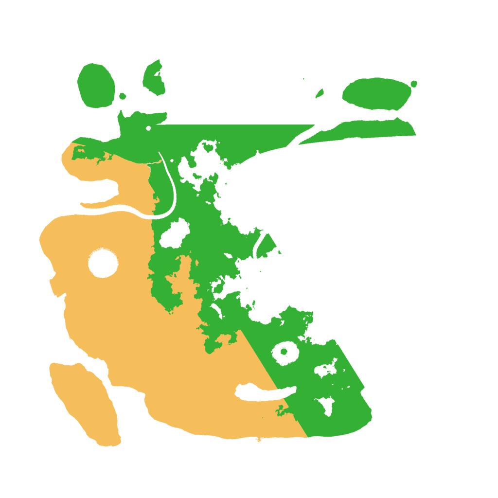 Biome Rust Map: Procedural Map, Size: 3000, Seed: 438379270