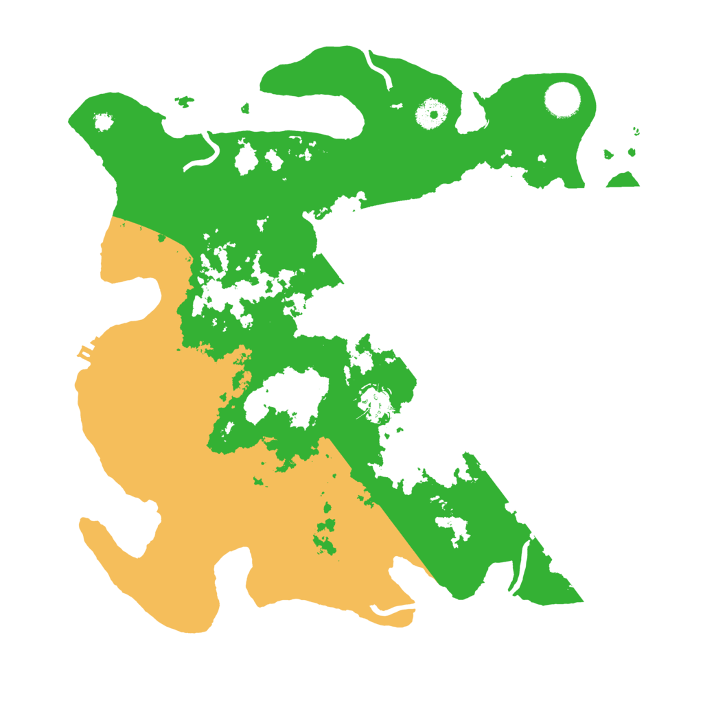 Biome Rust Map: Procedural Map, Size: 3500, Seed: 81931538