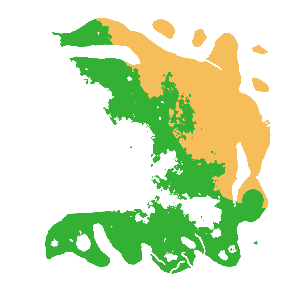 Biome Rust Map: Procedural Map, Size: 3700, Seed: 1073515010