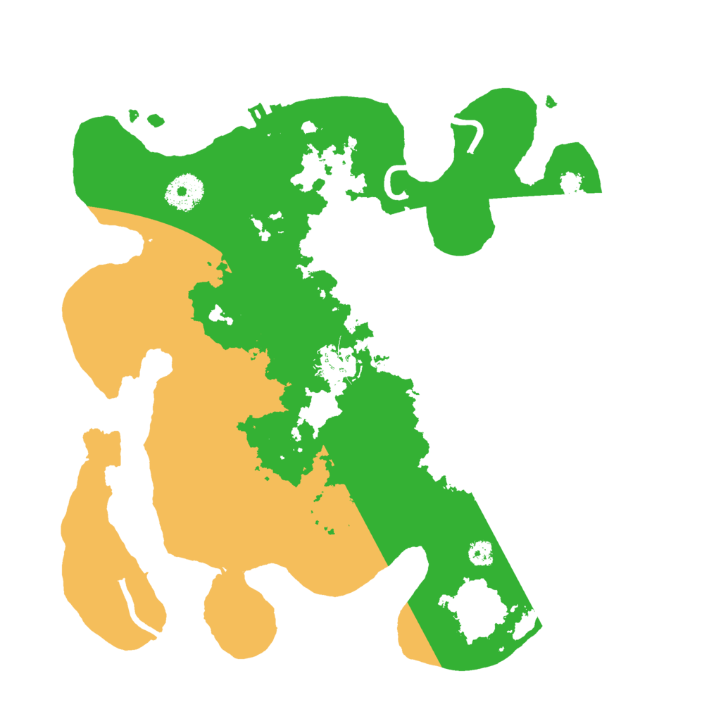 Biome Rust Map: Procedural Map, Size: 3000, Seed: 970768512