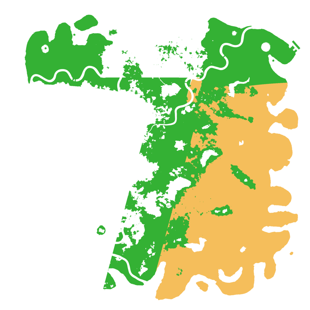 Biome Rust Map: Procedural Map, Size: 6000, Seed: 36199374