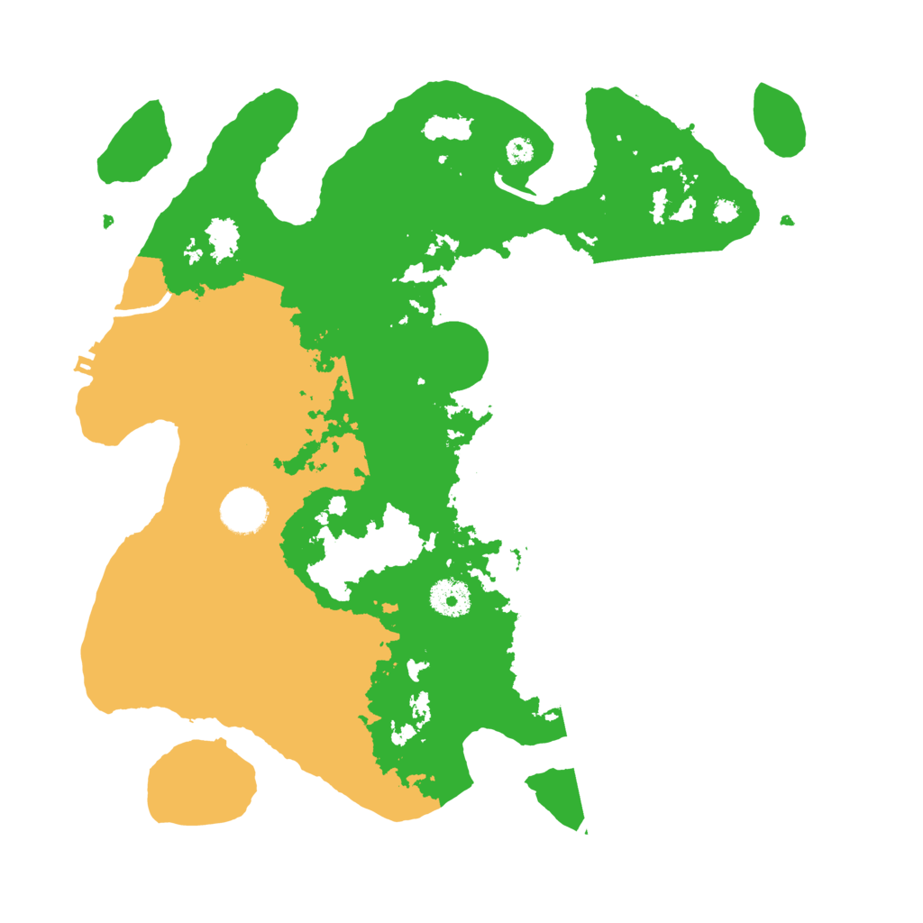 Biome Rust Map: Procedural Map, Size: 3500, Seed: 85449797