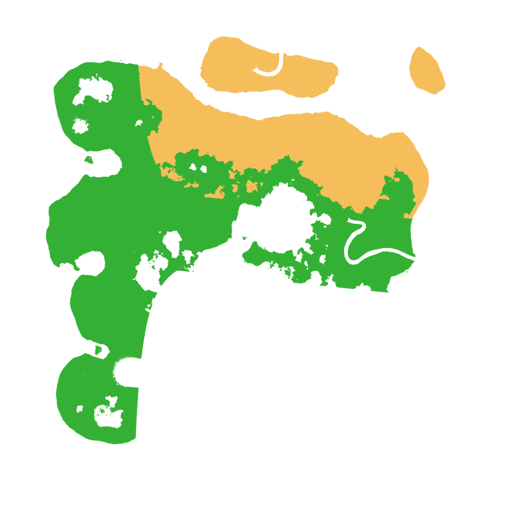 Biome Rust Map: Procedural Map, Size: 3000, Seed: 570821604
