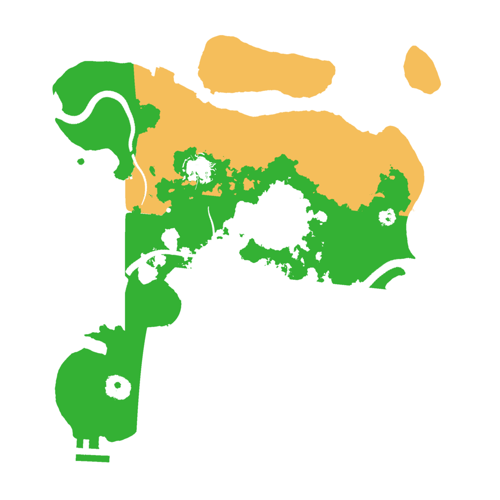 Biome Rust Map: Procedural Map, Size: 3000, Seed: 570821604