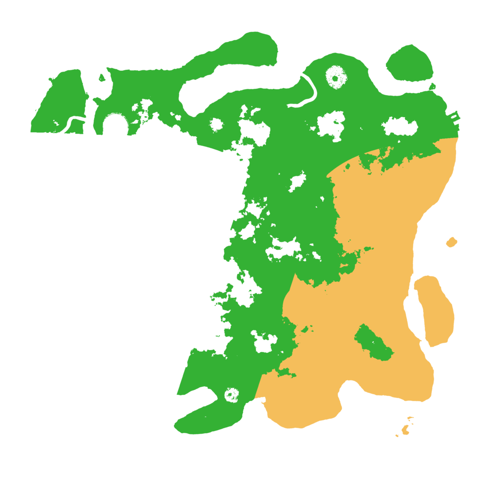 Biome Rust Map: Procedural Map, Size: 3500, Seed: 111776996