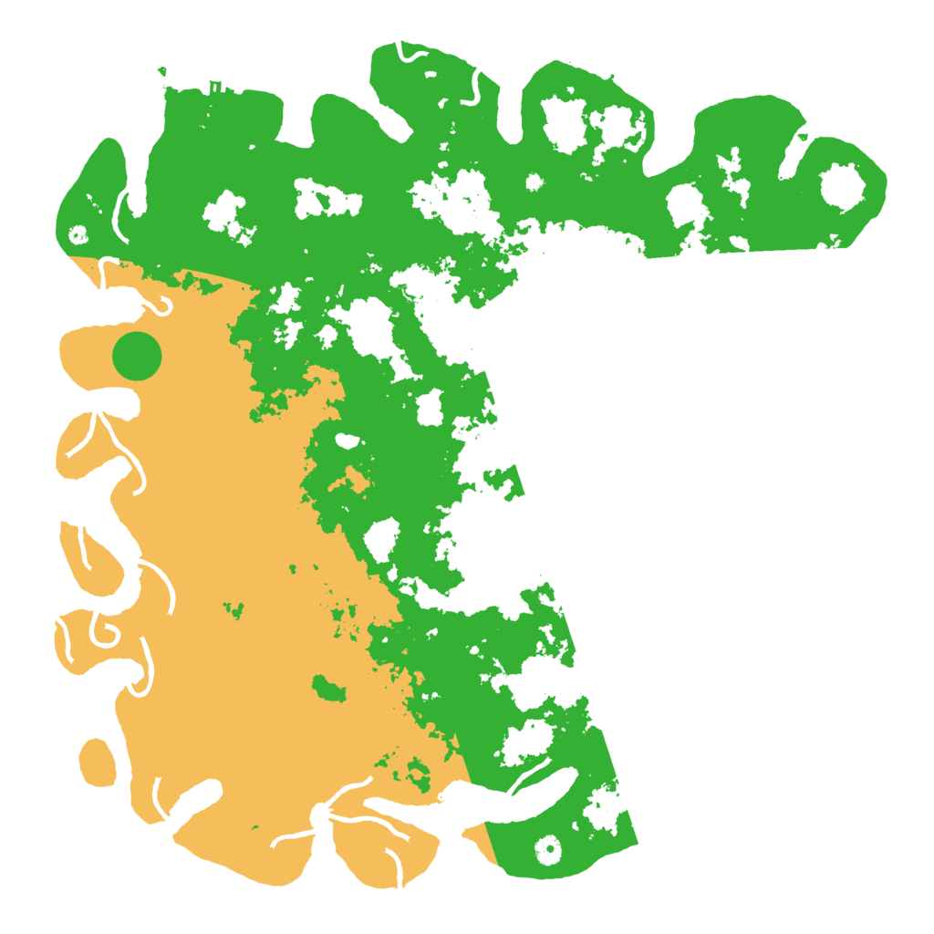 Biome Rust Map: Procedural Map, Size: 5000, Seed: 9388