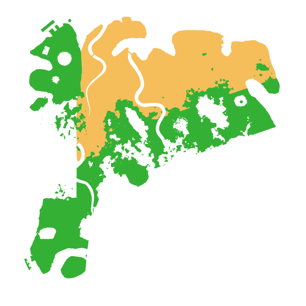 Biome Rust Map: Procedural Map, Size: 3900, Seed: 83173605