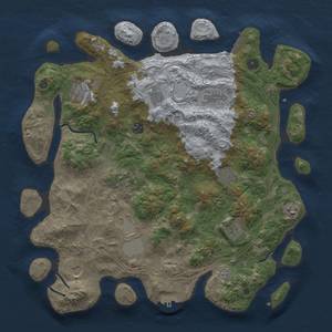Thumbnail Rust Map: Procedural Map, Size: 4250, Seed: 299556362, 18 Monuments
