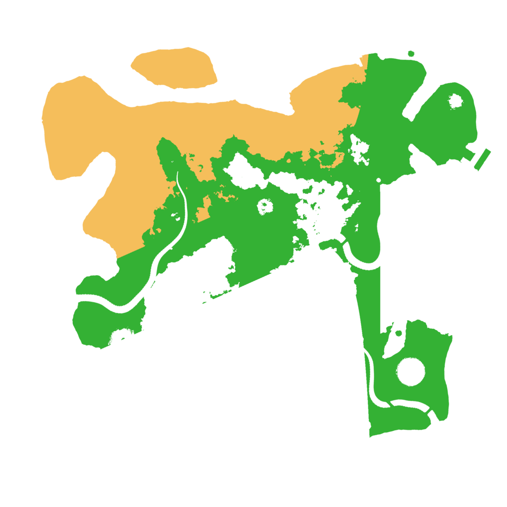 Biome Rust Map: Procedural Map, Size: 3250, Seed: 637627975