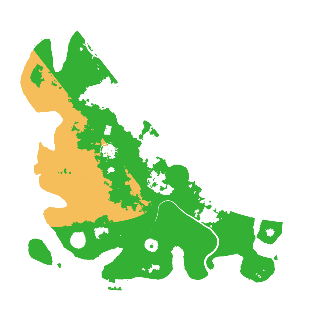 Biome Rust Map: Procedural Map, Size: 3500, Seed: 1603561004