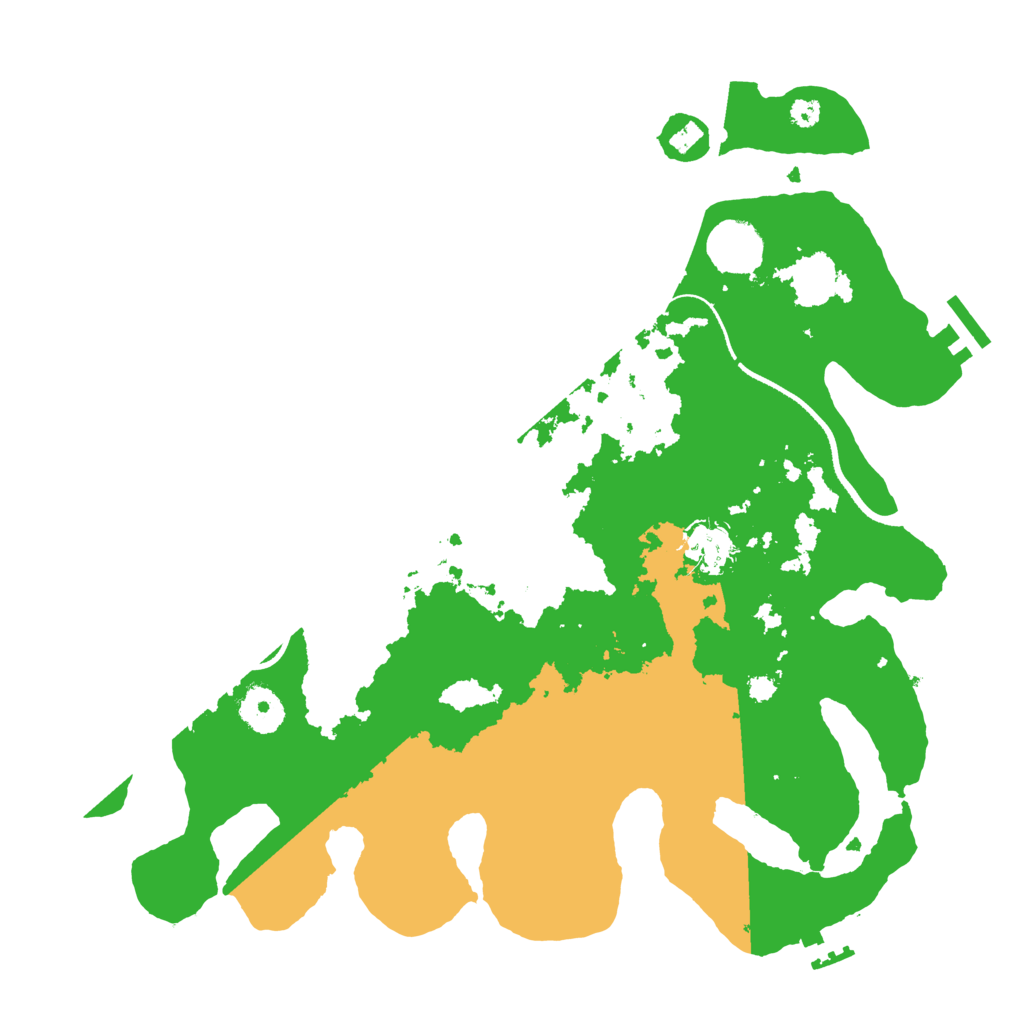 Biome Rust Map: Procedural Map, Size: 3500, Seed: 324508825