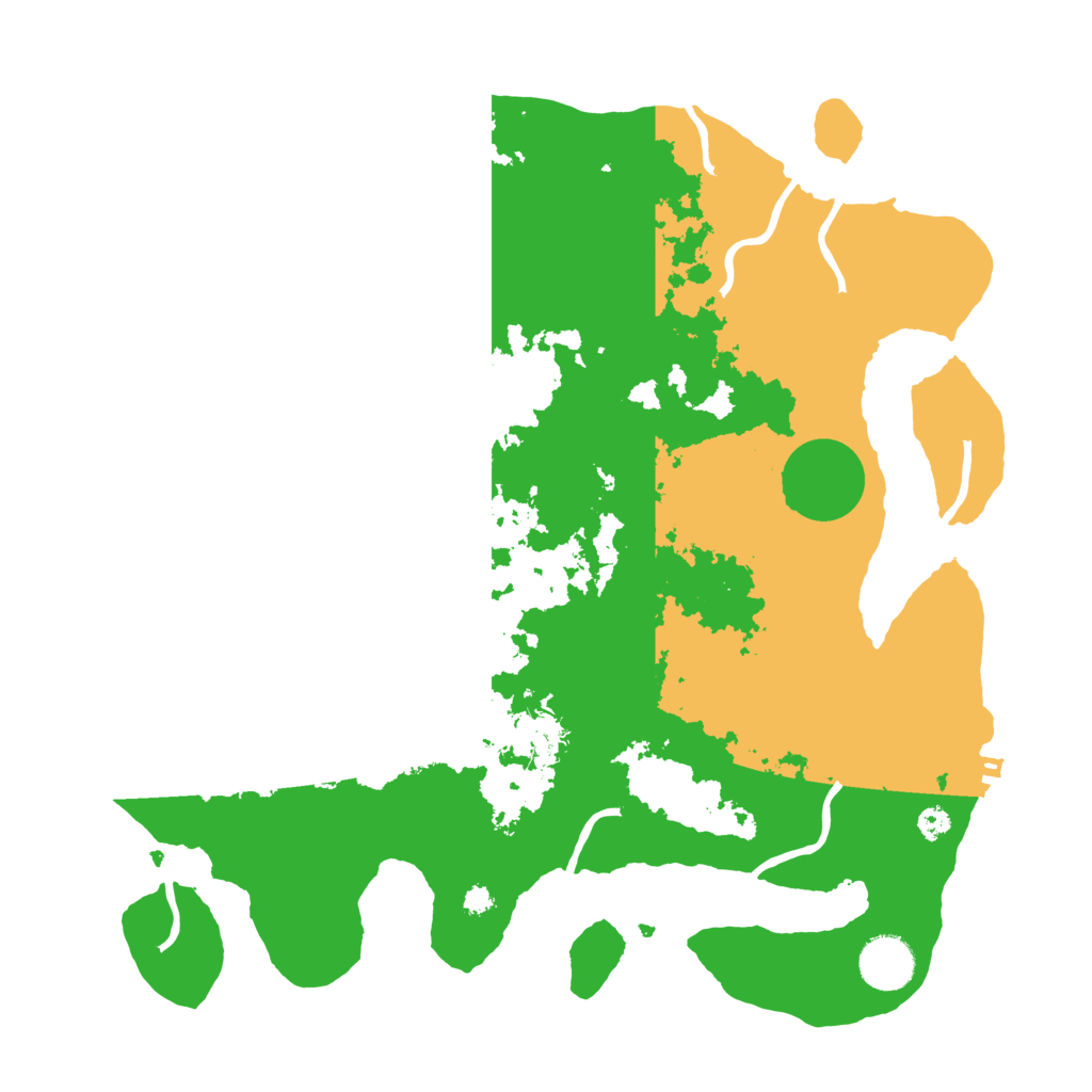 Biome Rust Map: Procedural Map, Size: 3500, Seed: 5789435