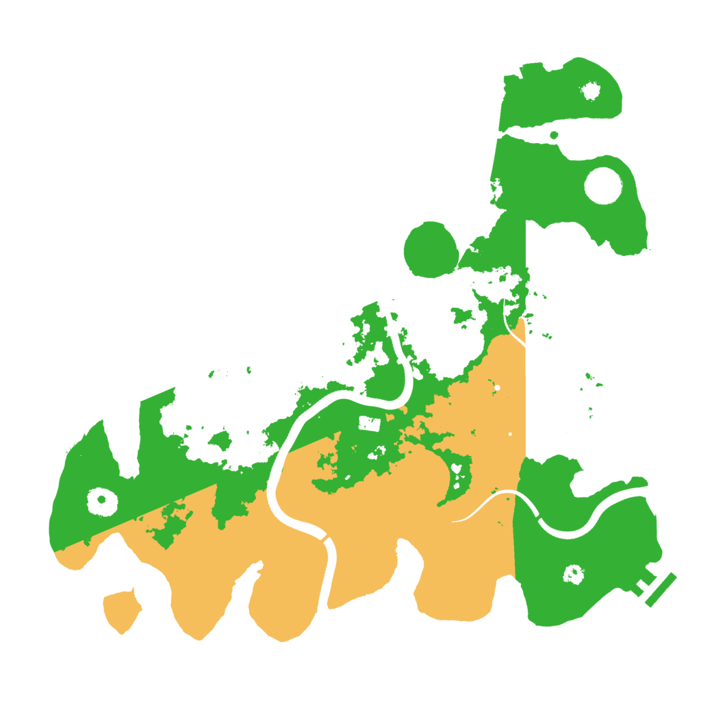 Biome Rust Map: Procedural Map, Size: 3500, Seed: 632179421