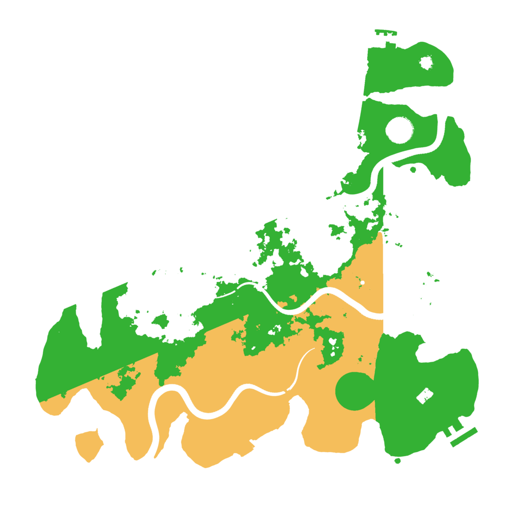 Biome Rust Map: Procedural Map, Size: 3500, Seed: 632179421