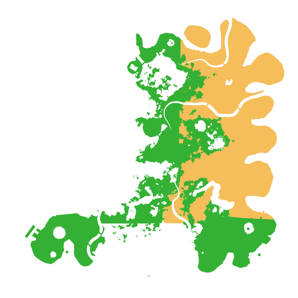 Biome Rust Map: Procedural Map, Size: 4250, Seed: 23641