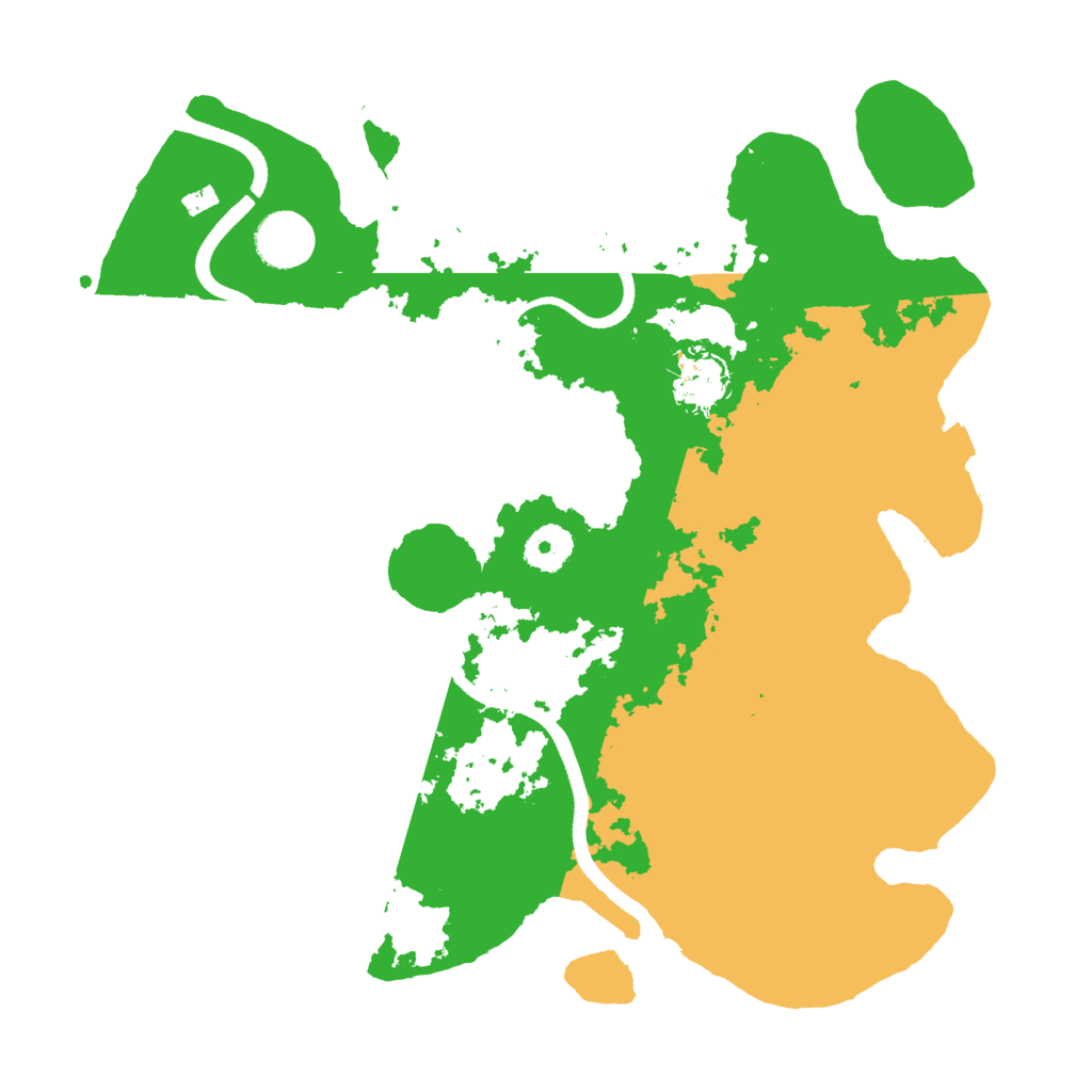 Biome Rust Map: Procedural Map, Size: 3500, Seed: 95567122