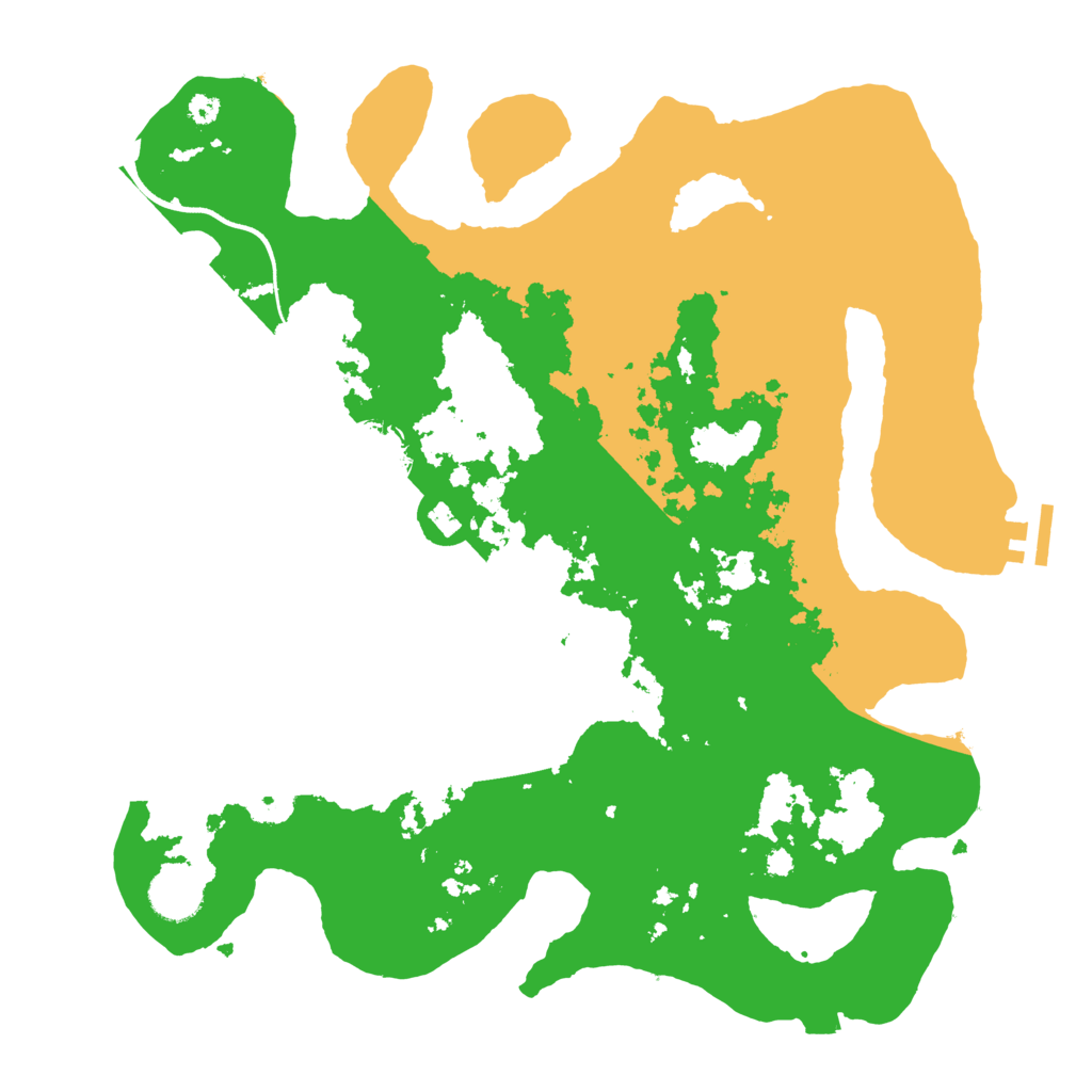 Biome Rust Map: Procedural Map, Size: 3600, Seed: 2027169764