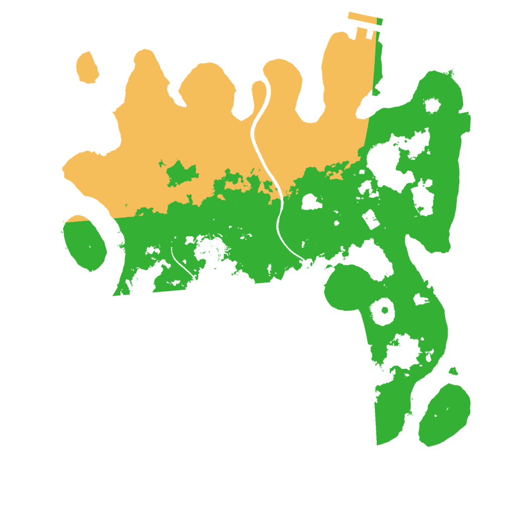 Biome Rust Map: Procedural Map, Size: 3000, Seed: 8869