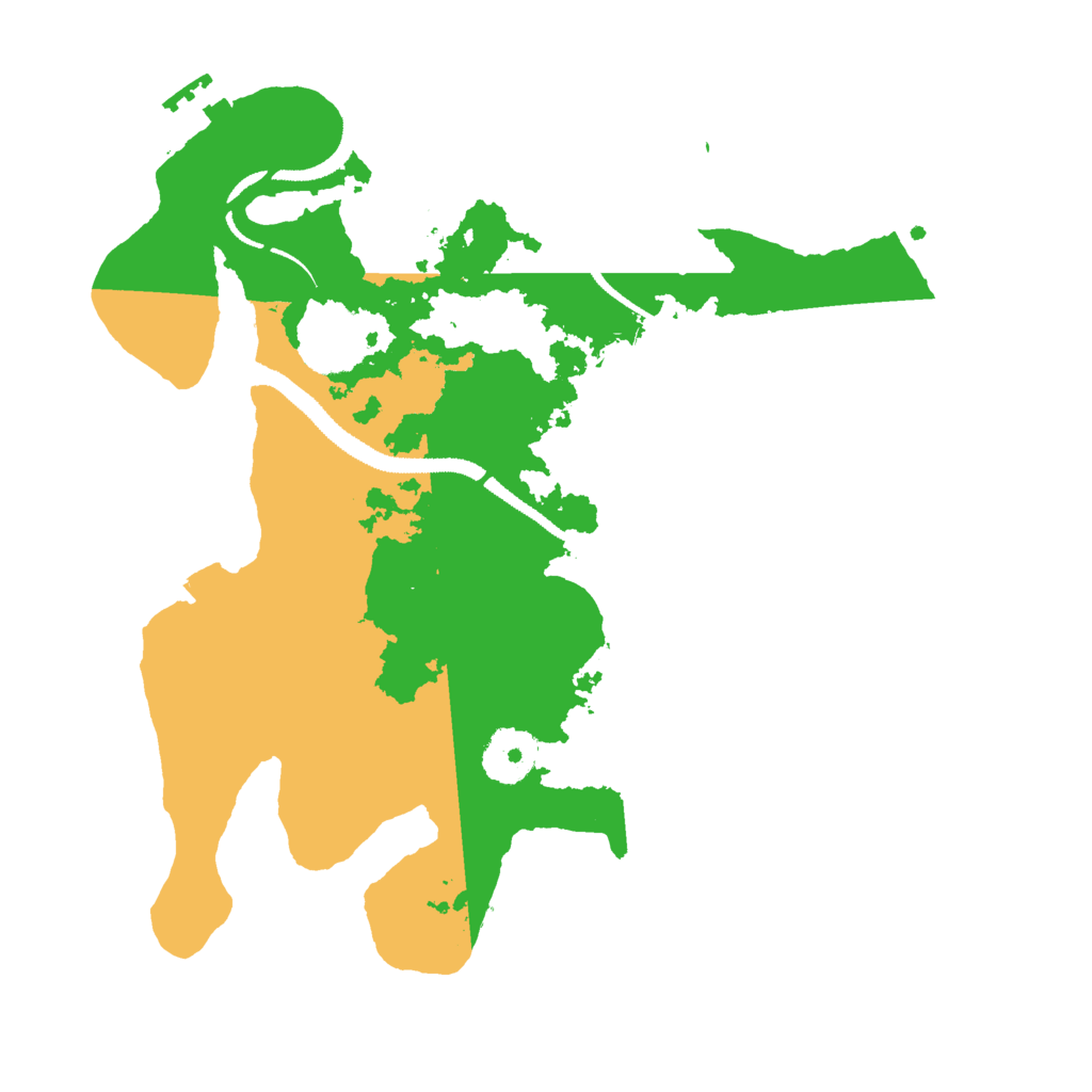 Biome Rust Map: Procedural Map, Size: 3000, Seed: 26459