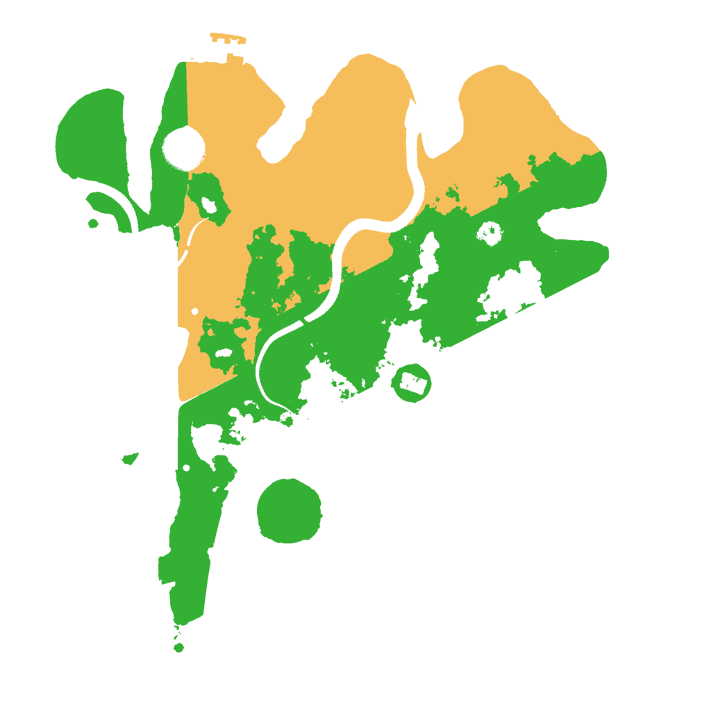 Biome Rust Map: Procedural Map, Size: 3000, Seed: 6845310