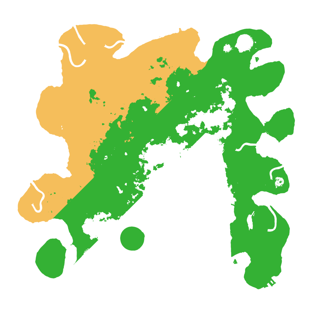 Biome Rust Map: Procedural Map, Size: 3500, Seed: 421417019