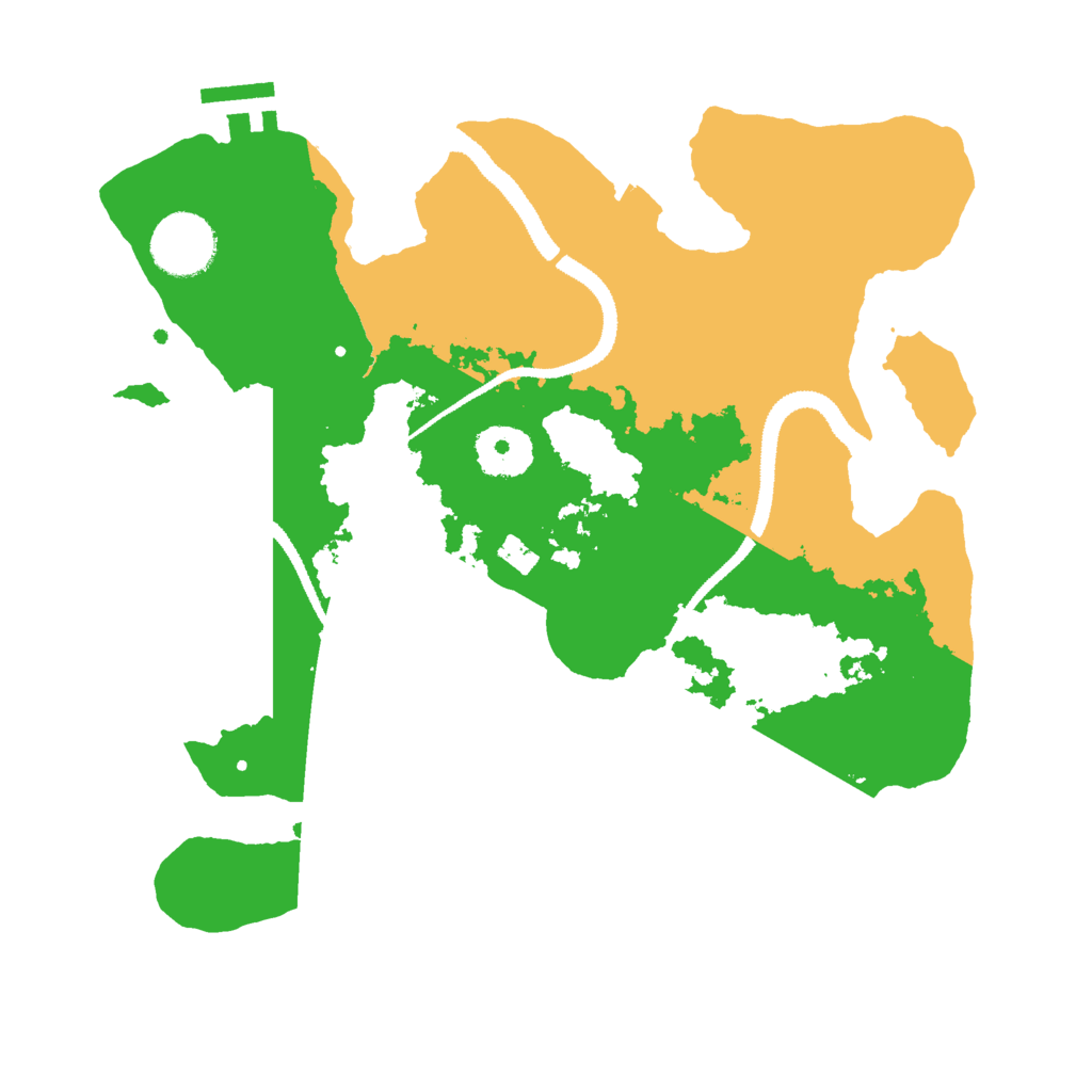 Biome Rust Map: Procedural Map, Size: 3000, Seed: 4597821