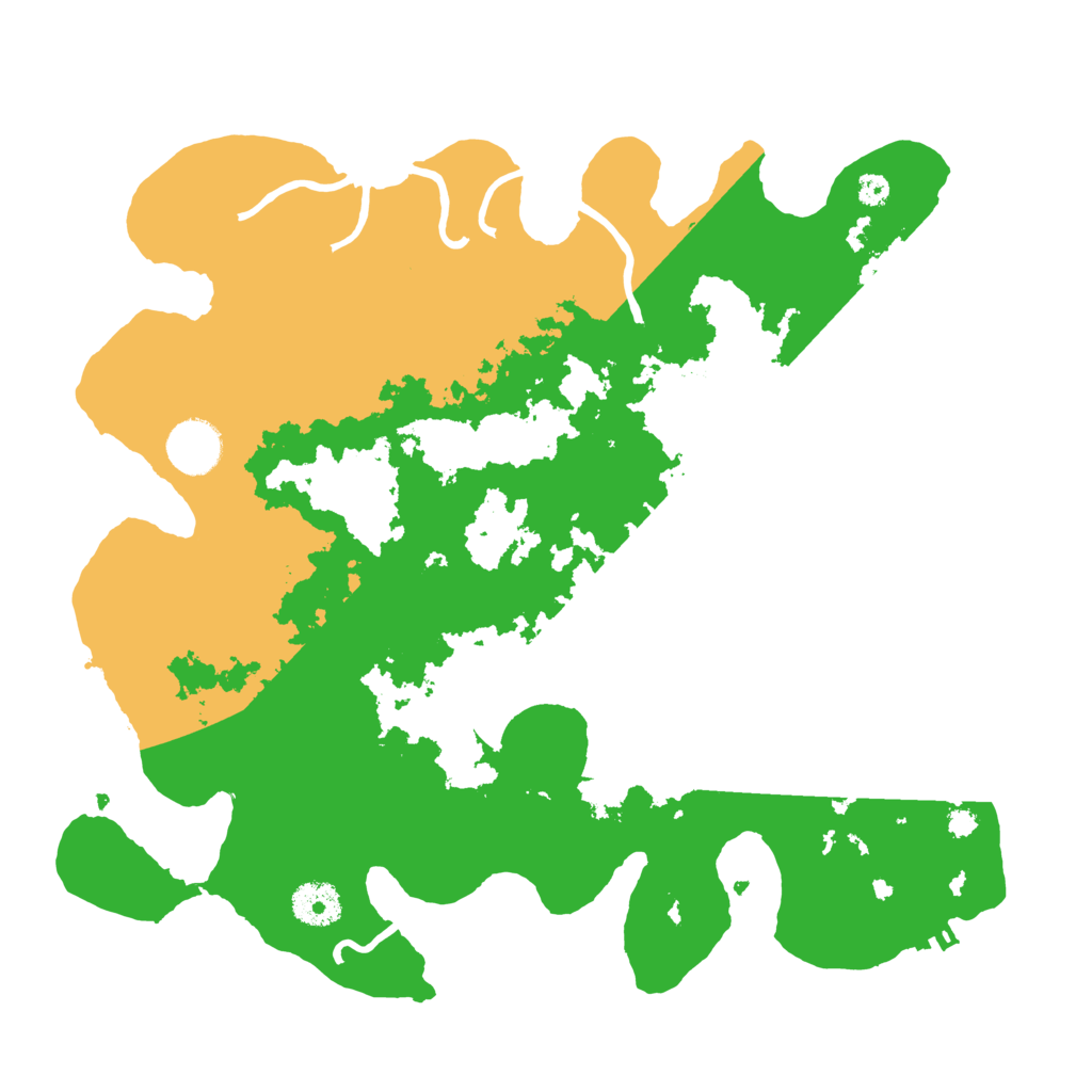 Biome Rust Map: Procedural Map, Size: 3500, Seed: 75395094