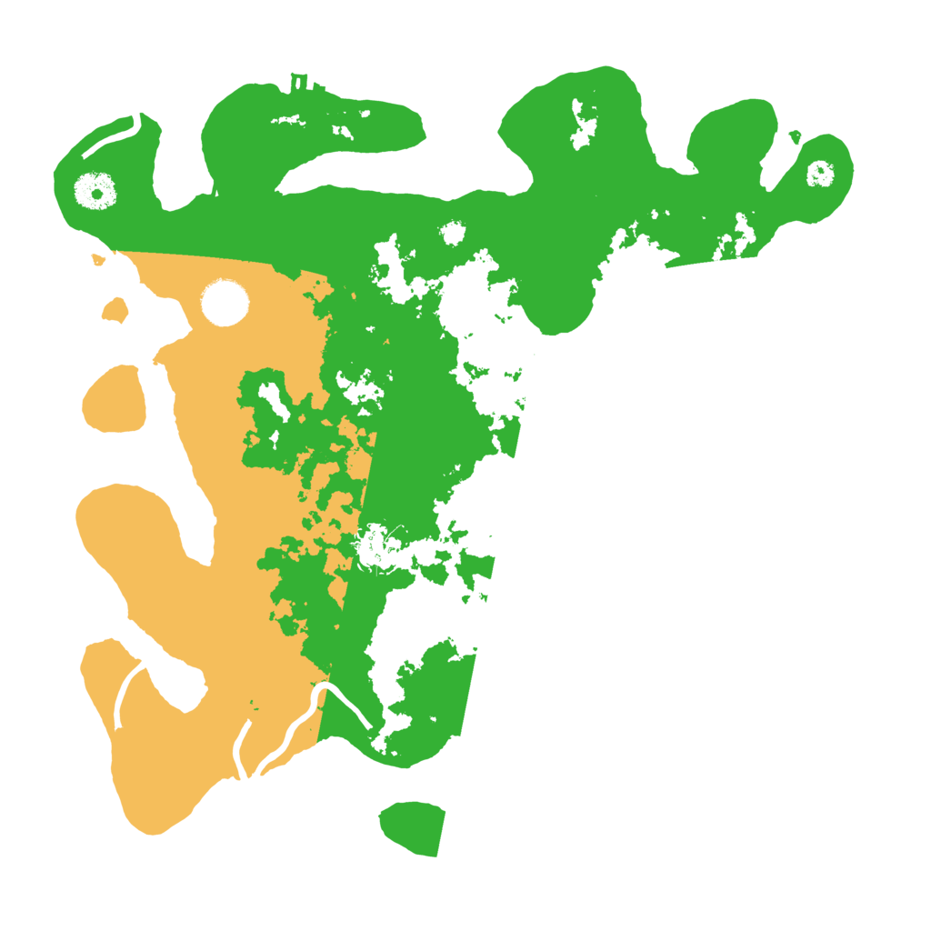 Biome Rust Map: Procedural Map, Size: 3500, Seed: 13336022