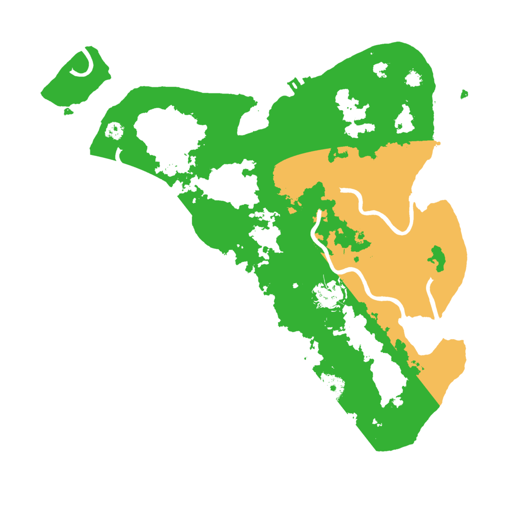 Biome Rust Map: Procedural Map, Size: 3000, Seed: 430821533