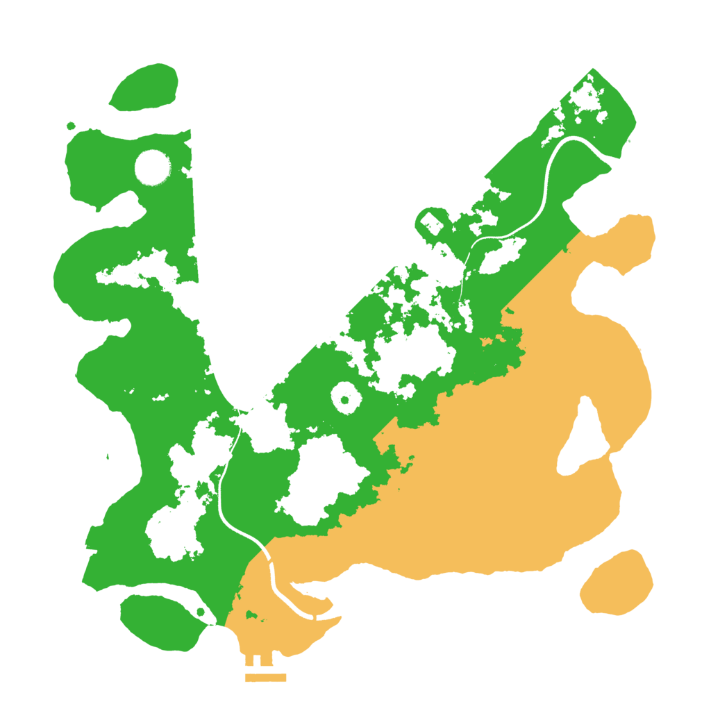 Biome Rust Map: Procedural Map, Size: 3500, Seed: 1939502016