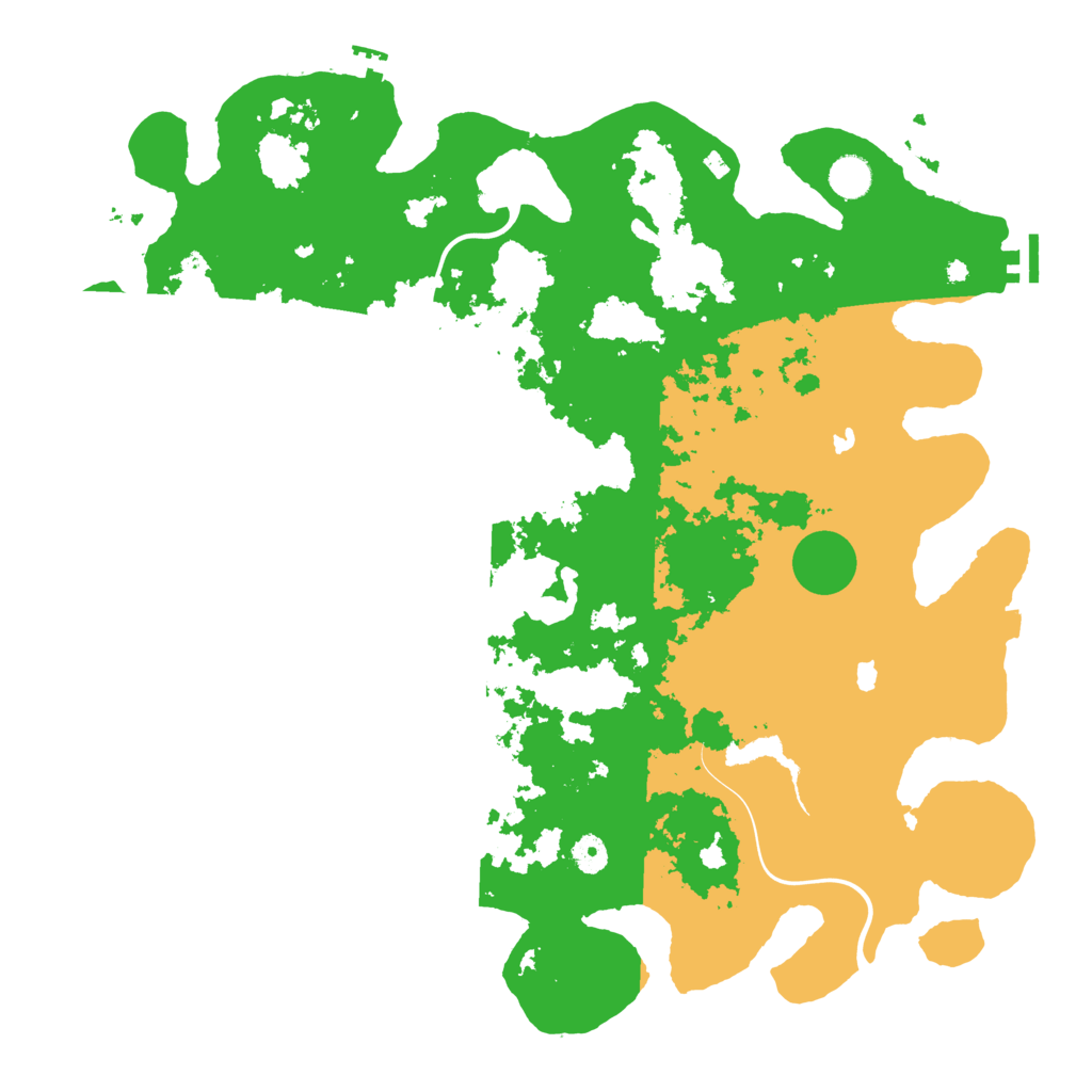 Biome Rust Map: Procedural Map, Size: 4500, Seed: 152691833