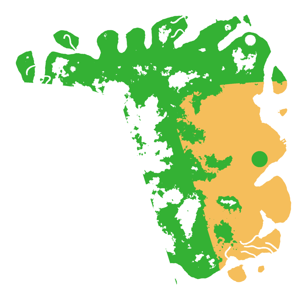 Biome Rust Map: Procedural Map, Size: 5000, Seed: 1654957760