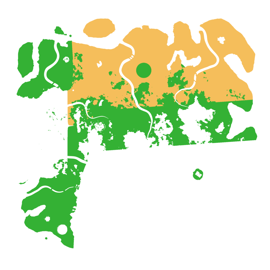 Biome Rust Map: Procedural Map, Size: 4700, Seed: 58126457