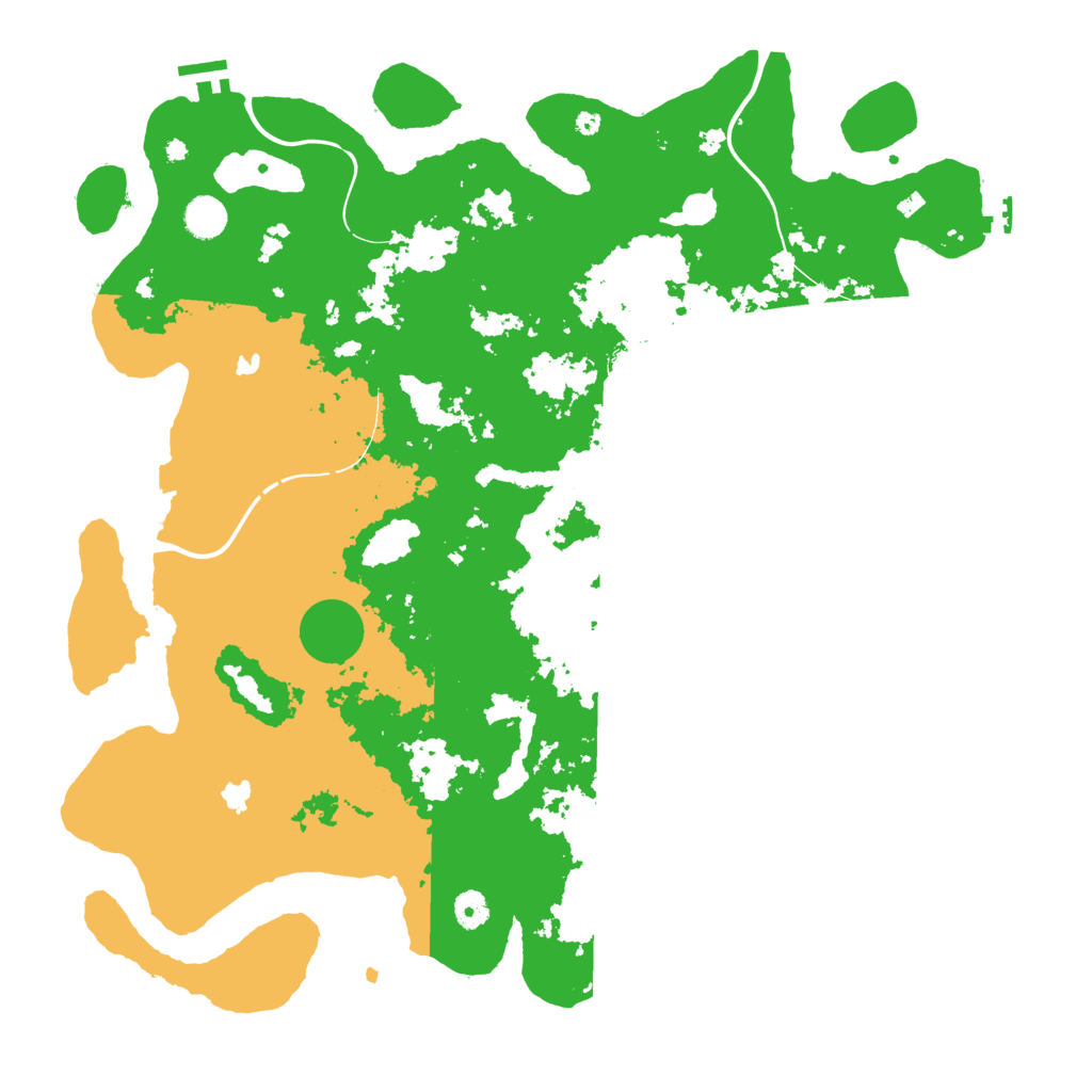 Biome Rust Map: Procedural Map, Size: 4500, Seed: 786149037