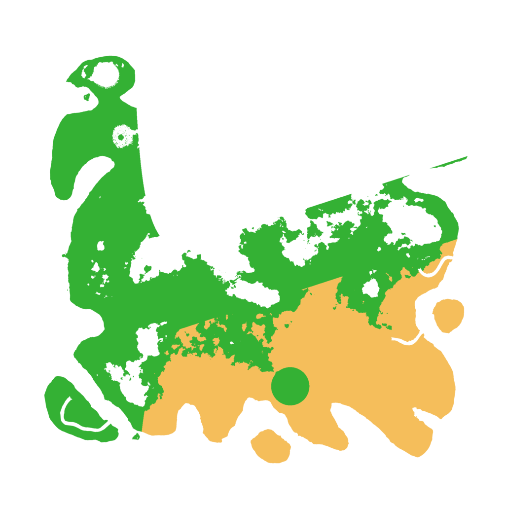 Biome Rust Map: Procedural Map, Size: 3500, Seed: 63002392