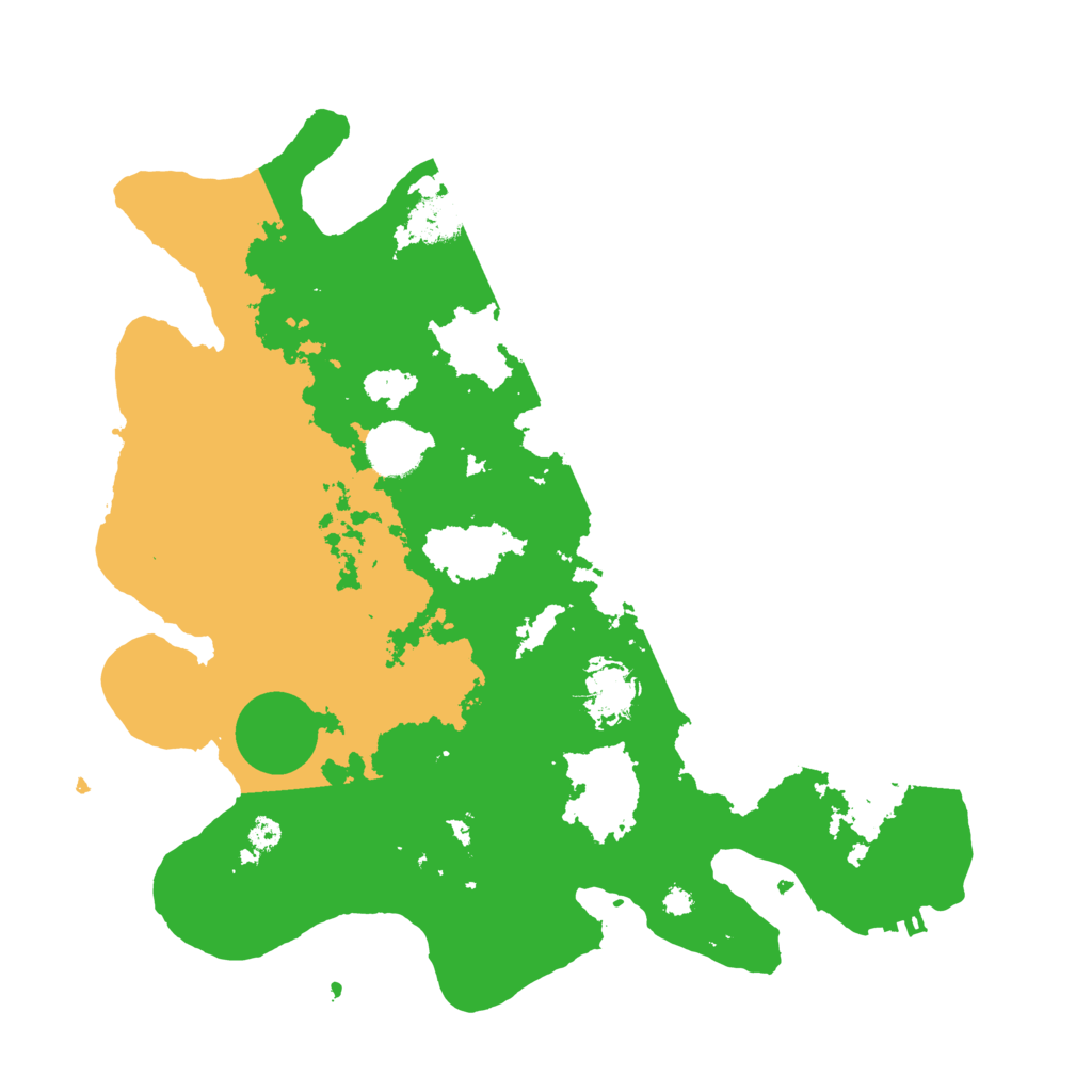 Biome Rust Map: Procedural Map, Size: 3500, Seed: 93308355