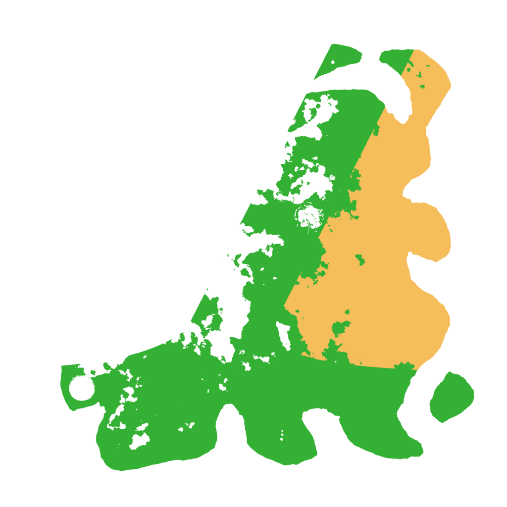 Biome Rust Map: Barren, Size: 3550, Seed: 287716