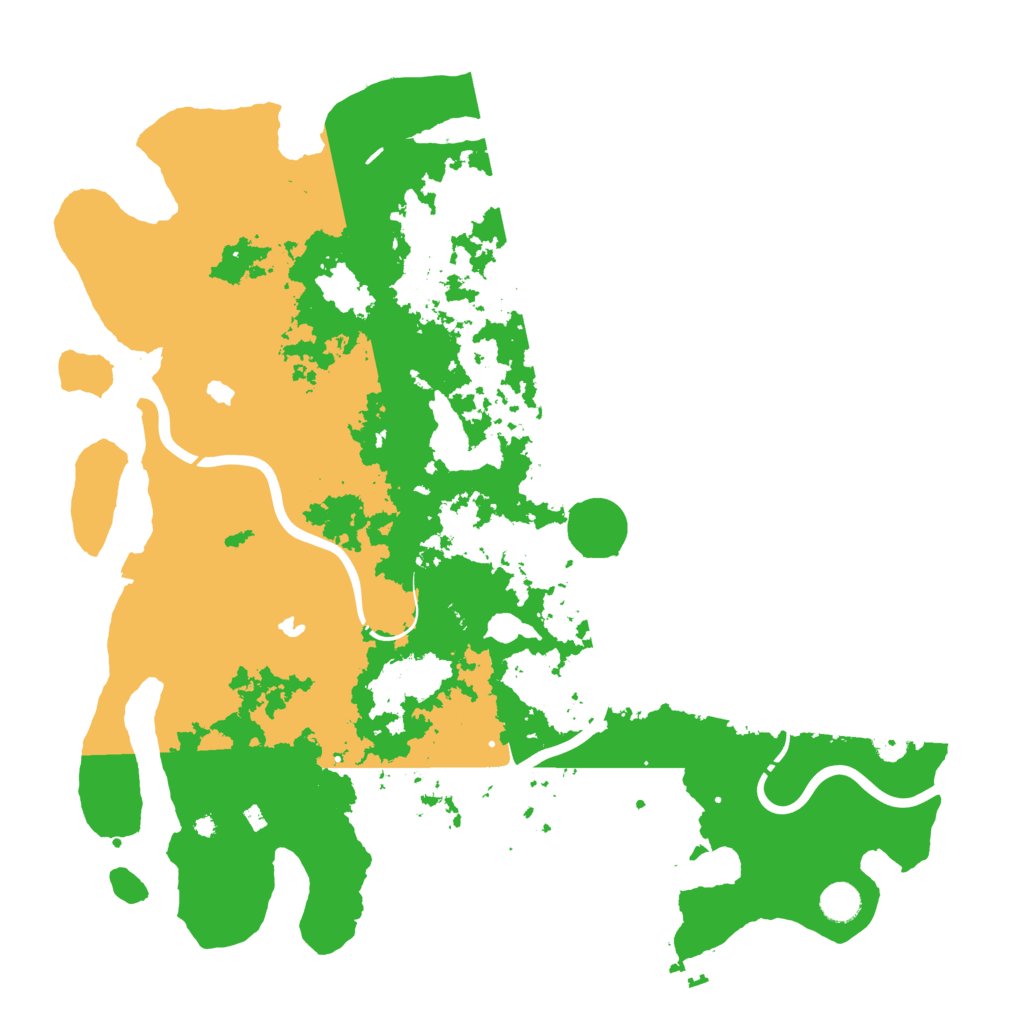Biome Rust Map: Procedural Map, Size: 4500, Seed: 90647525