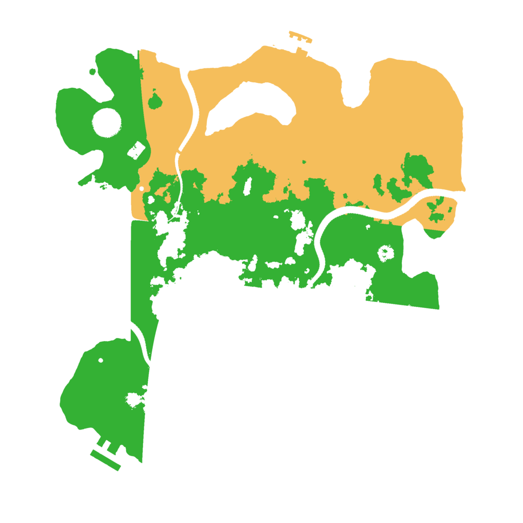 Biome Rust Map: Procedural Map, Size: 3250, Seed: 36373568