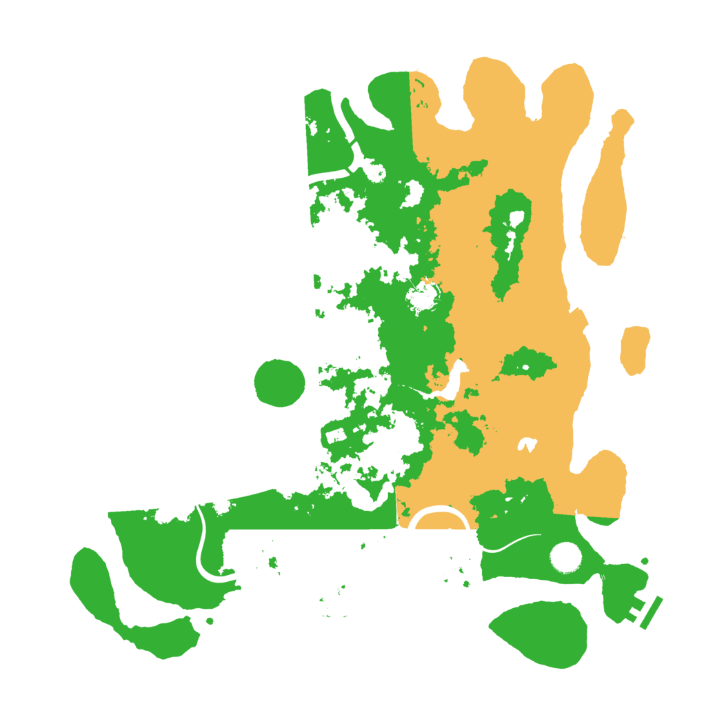 Biome Rust Map: Procedural Map, Size: 4000, Seed: 672190143
