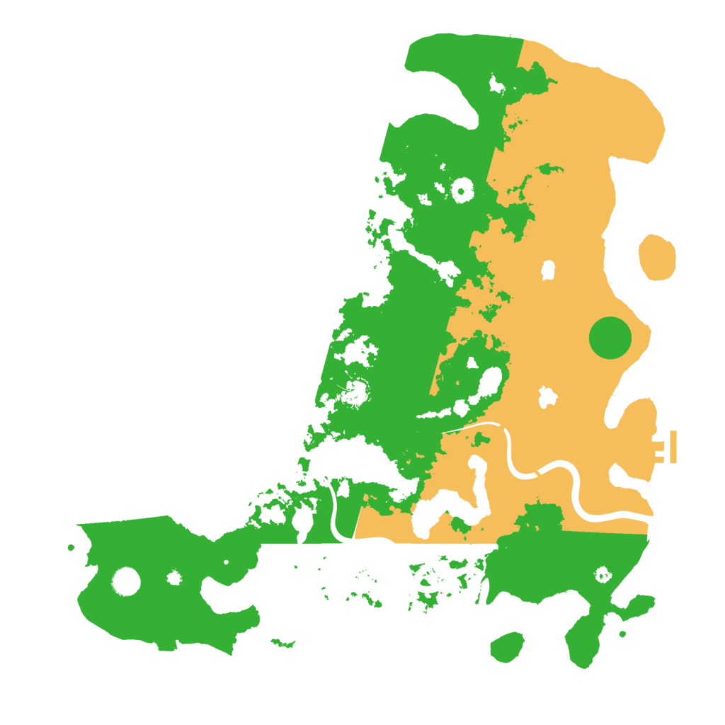 Biome Rust Map: Procedural Map, Size: 4500, Seed: 375443