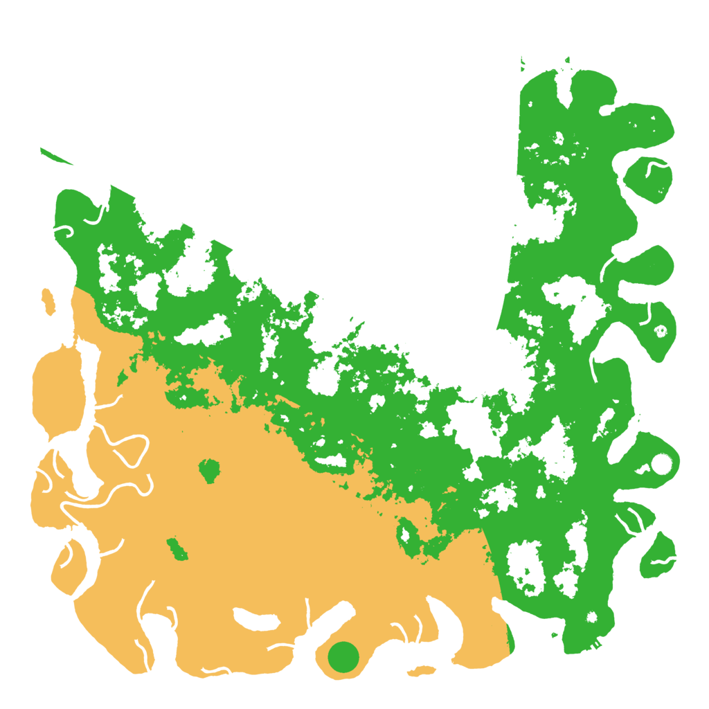 Biome Rust Map: Procedural Map, Size: 6000, Seed: 372963
